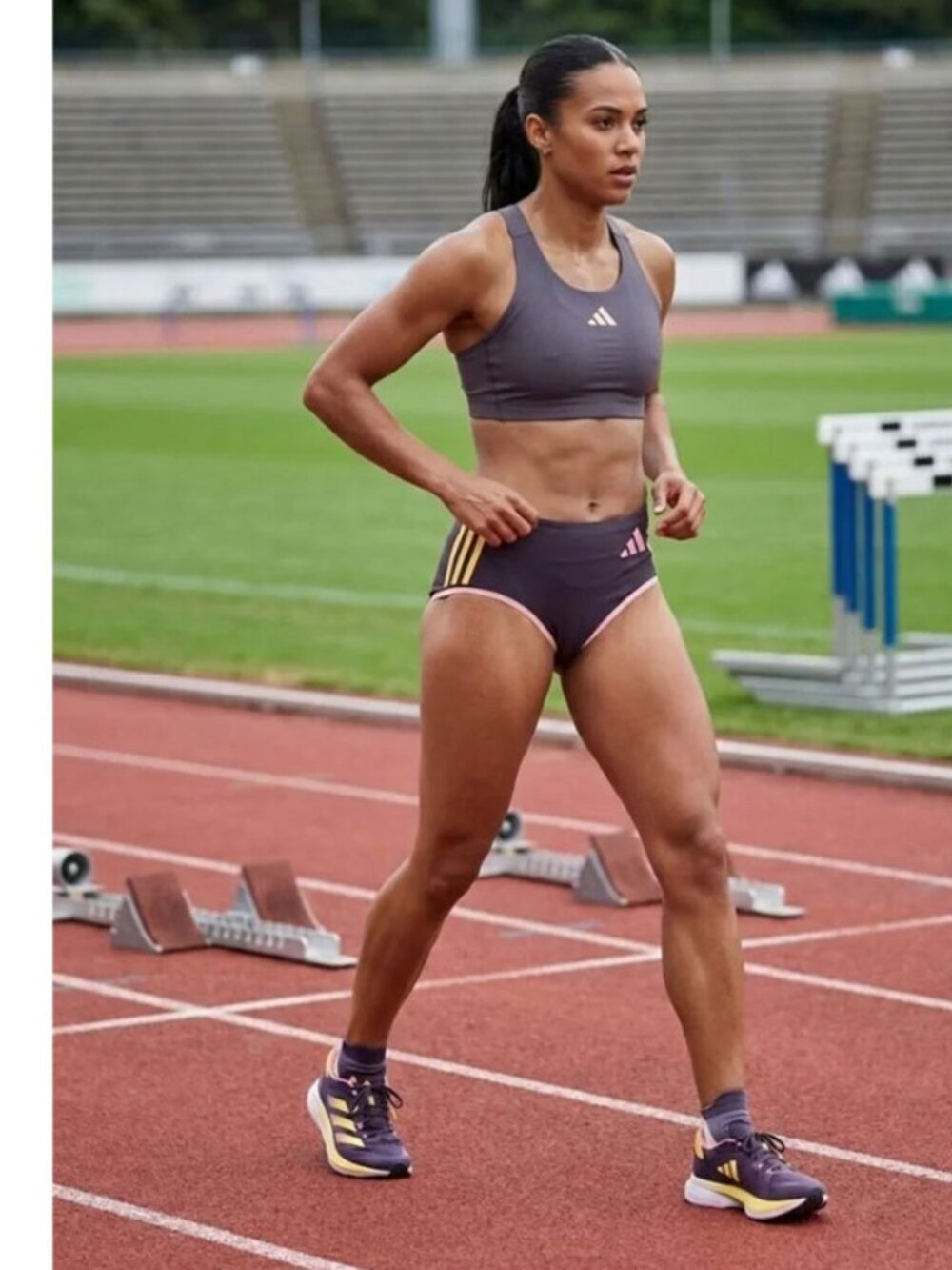 Adidas Adizero Pro Elite Promo Distance Briefs Womens MED Running Shorts